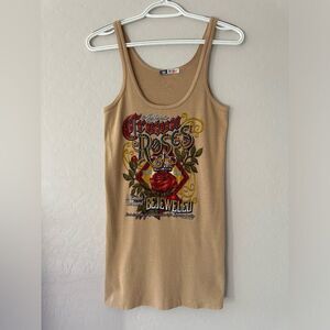 Bejeweled By Susan Fixel Vintage "Crown Roses" M Top NWOT Swarovski crystals